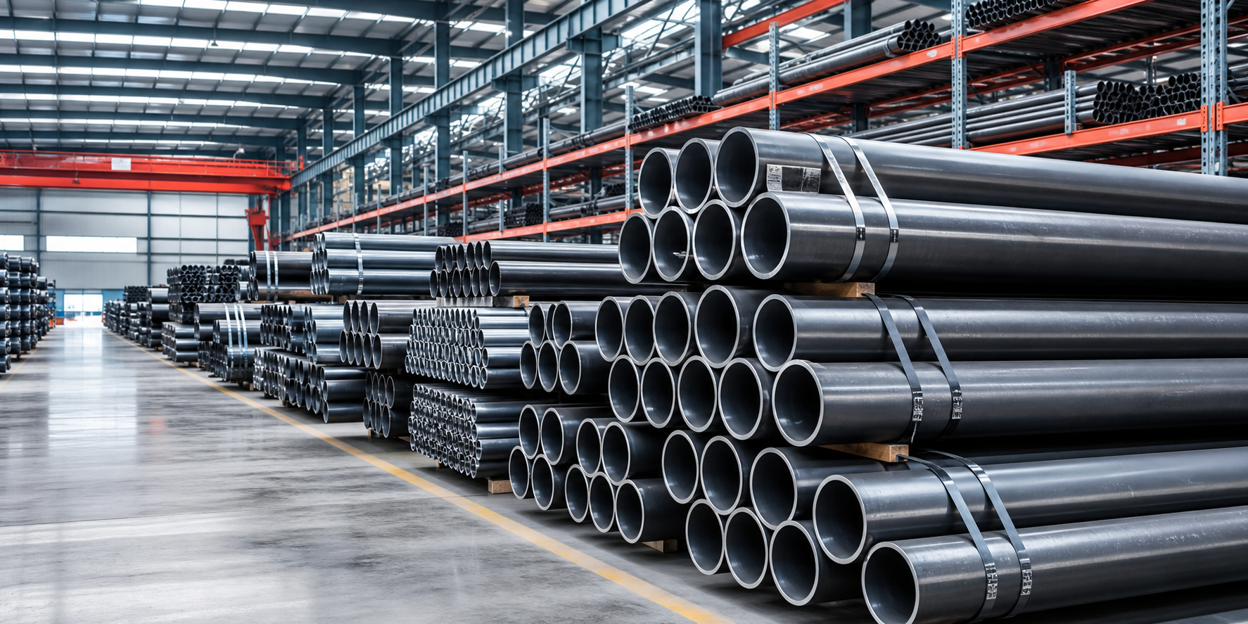 Industrial pipe stock supplied by Hebeipal